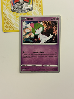 Ralts 067/195 2023 Pokemon World Championships Deck Variant Silver Tempest B - Image 1