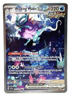 Walking Wake ex 205/162 Illustration Rare Holo Pokemon Card Mint - Image 1
