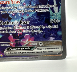 Walking Wake ex 205/162 Illustration Rare Holo Pokemon Card Mint - Image 4
