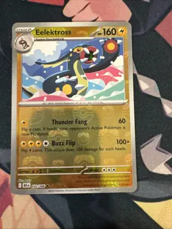 Eelektross 032/086 Black Bolt Pokemon Reverse Holo Master Ball Near Mint - Image 1