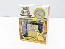 Pokemon TCG Shining Legends Pikachu Pin Collection New Factory Sealed - Image 1