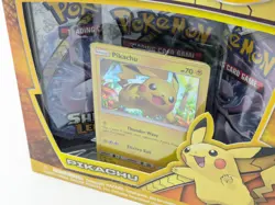 Pokemon TCG Shining Legends Pikachu Pin Collection New Factory Sealed - Image 2