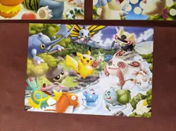 Pokemon Japanese Pokemon Center Postcards lot of 3 Pikachu Treecko Torchic minum - Image 3