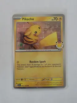 Pikachu 051 /162 Stamped 2026 Pokemon Day 30 Promo TCG - NM - Image 1