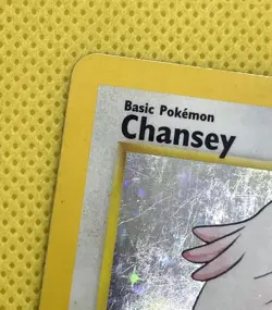 Pokemon TCG Vintage Base Set Chansey 3/102 Rare Foil / Holo HP Scrunch Attack - Image 4