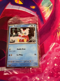 Delibird 046/193 Holiday Calendar Black Star Promo Sealed Pokemon TCG - Image 1