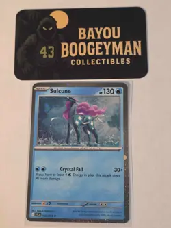 Pokemon Suicune (Cosmos Holo) 026/094 Knockout Collection Promo HALO SWIRL - Image 2