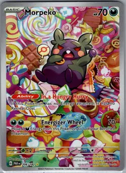 Morpeko 206/182 SV04: Paradox Rift - Pokemon Card - NM - Image 1