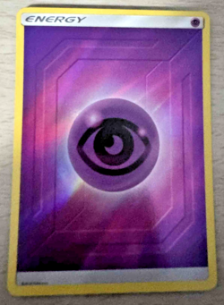Pokemon TCG Psychic Reverse Holo Energy Card Sun & Moon Hidden Fates 2019 - Image 1