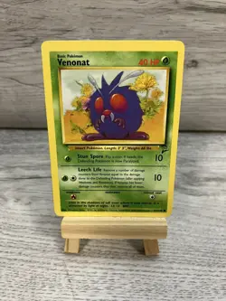 Venonat 97/130 Base Set 2 Pokemon Card - Image 1