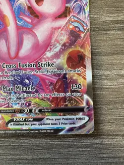 Mew VMAX 269/264 Fusion Strike Alt Art Secret Rare Holo Card SWSH08 - Image 3
