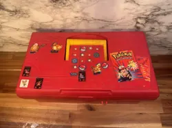 Pokemon Card Red Vintage Just Stuff 1995 Box Used Missing Yellow Latch - Image 3