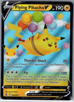 Flying Pikachu V 006/025 Celebrations - Pokemon Card - NM - Image 1