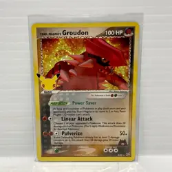 Team Magma's Groudon 9/95 - 25th Anniversary Celebrations - Pokemon Card NM - Image 1