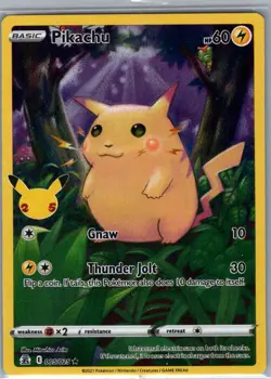 Pikachu 005/025 Celebrations - Pokemon Card - NM - Image 1