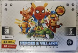 2025 PIKACHU HEROS & VILLAINS FullBOX - 30 SEALED PACKS Peru Edition - Image 1