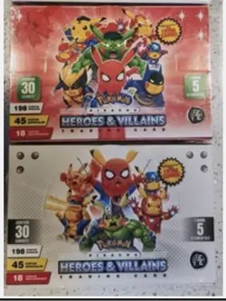 2025 PIKACHU HEROS & VILLAINS FullBOX - 30 SEALED PACKS Peru Edition - Image 2
