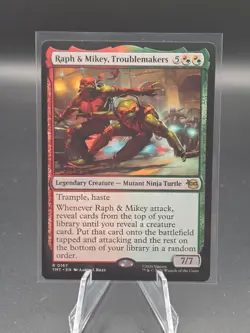 MTG Raph and Mikey Troublemakers TMNT MTG #167 - Image 1