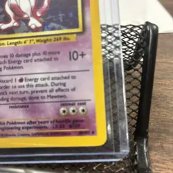 Pokemon - Mewtwo - Base Set - Holo Rare 10/102 - VINTAGE - Image 4