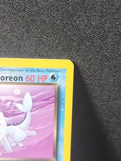 Dark Vaporeon 45/82 Team Rocket – MP Condition – Vintage Pokemon TCG Card – WOTC - Image 4