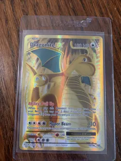 Pokemon TCG Dragonite EX Full Art Ultra Rare Holo Card Evolutions 106/108 XY - Image 1