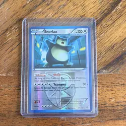 Pokemon Snorlax Team Plasma Reverse Holo Rare Plasma Storm 101/135 2012 - Image 1