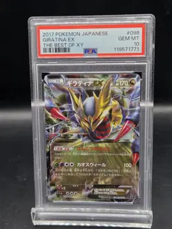 2017 POKEMON JPN THE BEST OF XY #098 GIRATINA EX PSA 10 - Image 1