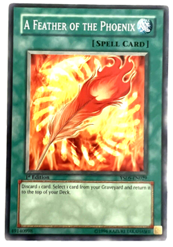 YuGiOh! - A Feather of the Phoenix - YSDS-EN029 - 1st Edition - Common - Image 1