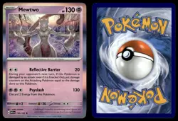 Mewtwo 150/165 Rare Scarlet & Violet 151 Pokemon Holo NM/M - Image 3