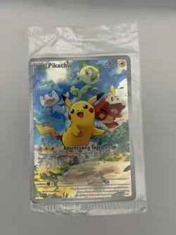 Pokemon Pikachu Scarlet & Violet Promo 027 NM Sealed + Fast Shipping - Image 1