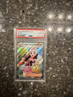 2025 POKEMON PFL EN-PHANTASMAL FLAMES #118 DAWN ULTRA RARE PSA 10 - Image 1