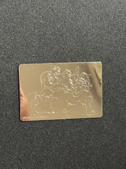 Engraved Trophy Medal (2005 Pokemon JR East Stamp Rally Orange) - Image 2