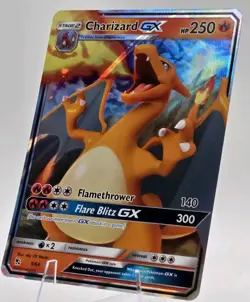 Pokemon Charizard GX 9/68 Hidden Fates NM - Image 1