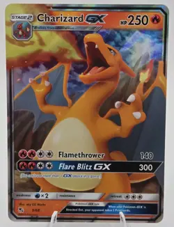 Pokemon Charizard GX 9/68 Hidden Fates NM - Image 2