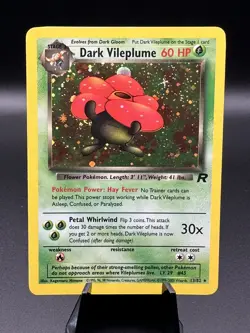 Pokemon Dark Vileplume Holo 13/82 LP Team Rocket - Image 1