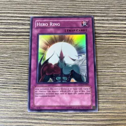 Yu-Gi-Oh! Hero Ring GX1-EN003 Super Rare Promo In M/NM+ - Image 2