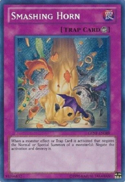 Smashing Horn - GENF-EN089 - Secret Rare - Yugioh - Image 1