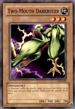 The Legend of Blue Eyes White Dragon #LOB-030 Two-Mouth Darkruler - Image 1