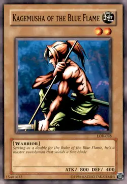 The Legend of Blue Eyes White Dragon #LOB-028 Kagemusha of the Blue Flame - Image 1