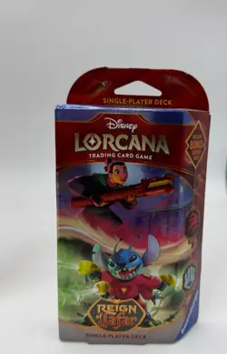 Disney Lorcana - Reign of Jafar Single-Player Deck Ruby and Steel NEW - Image 1