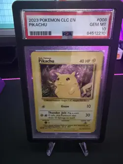 Pokemon Pikachu 008/034 Trading Card Game Classic PSA 10 Holo GEM MT 2023 - Image 1