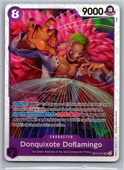 Royal Blood - One Piece CCG DONQUIXOTE DOFLAMINGO #OP10-071 Game Card - Image 1