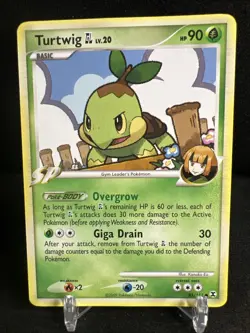 Turtwig 85/111 Non-Holo Rising Rivals Pokemon Card - Image 1