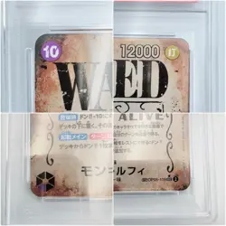 PSA 10 Monkey D. Luffy OP05-119 SEC WANTED Alt Art One Piece Card Japanese - Image 3