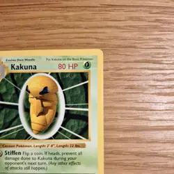Kakuna 1st Edition Base Set 33/102 WOTC 1999 Pokemon Card - NM Near Mint - Image 3