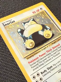 Pokemon TCG Snorlax Jungle Holo Rare Card 11/64 Unlimited 1999 - Image 3