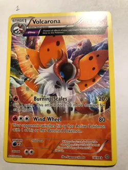 Volcarona 18/98 Rare XY - Ancient Origins Pokemon Card NM-LP - Image 1