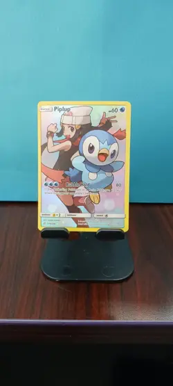 Piplup Secret Rare Full Art Cosmic Eclipse Card 239/236 NM/M Condition - Image 1