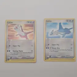 Pokemon TCG 2003 Latias 014/018 & Latios 015/018 Lot of 2 Cards Nintendo - Image 1