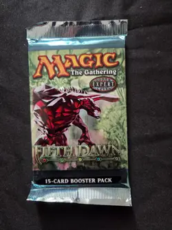 WOTC MTG Fifth Dawn SEALED booster pack from 2004, 15 brand new cards - Image 1